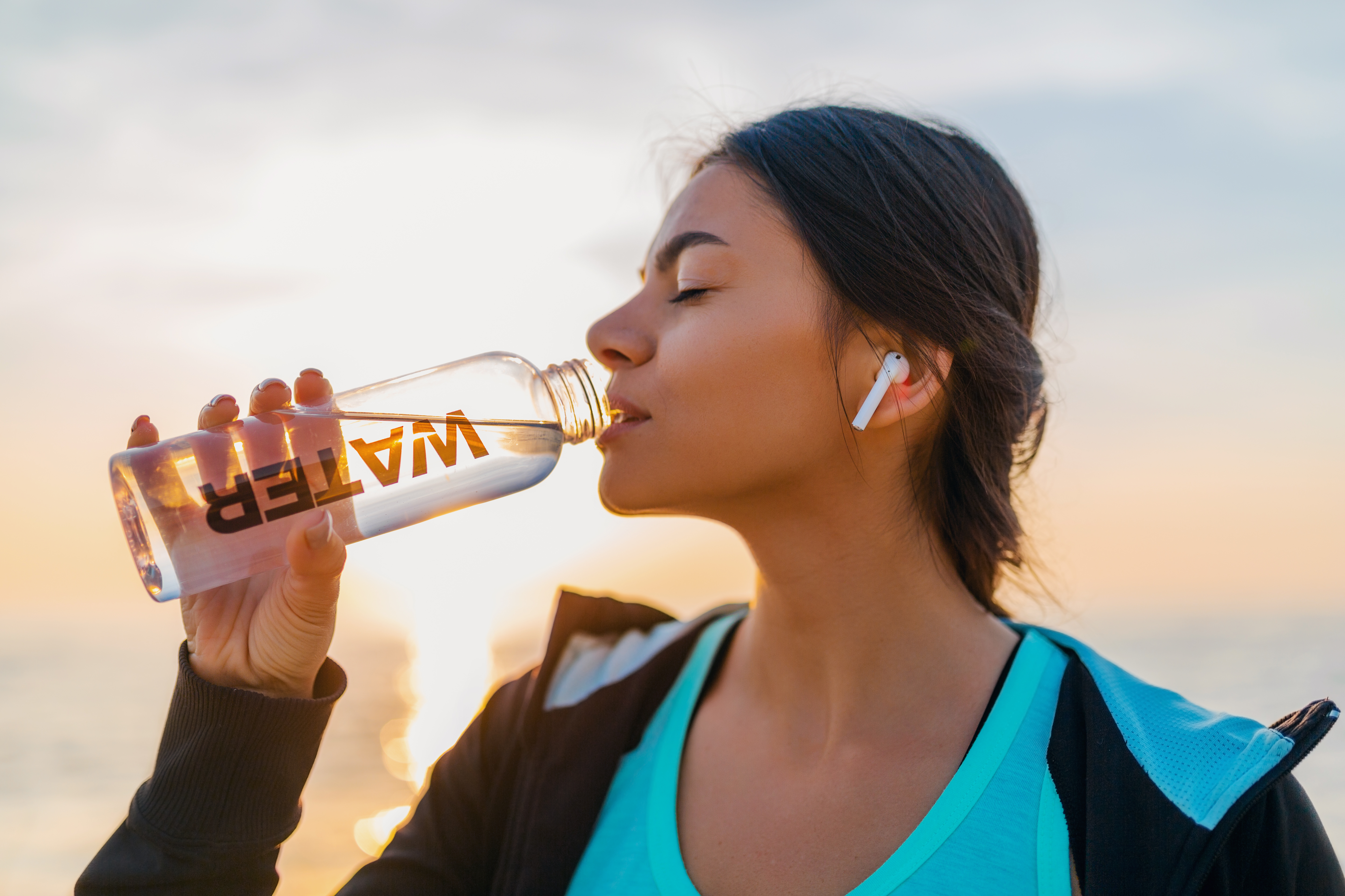 drinking water